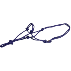 Knotted Rope Halter Cob Purple